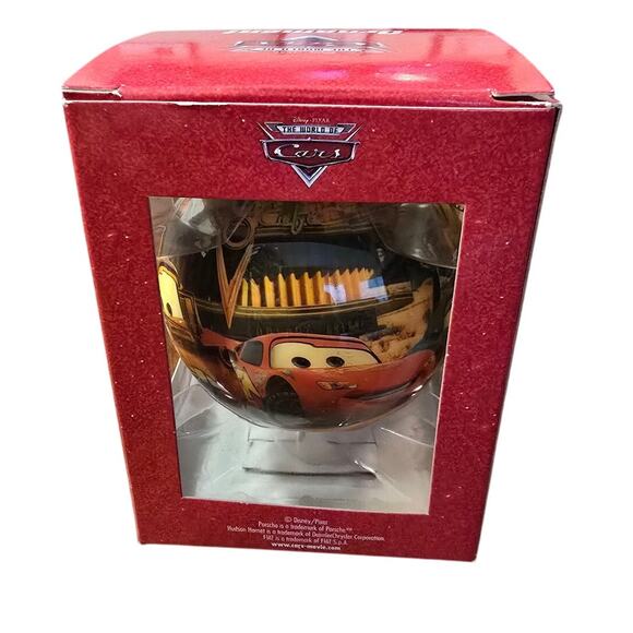 Vintage Holiday Disney / Pixar‎ Cars Shatterproof Ball Christmas Tree Ornament - Picture 5 of 8